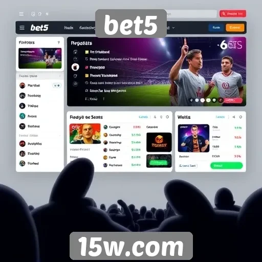 Avaliação da interface do usuário do site bet5